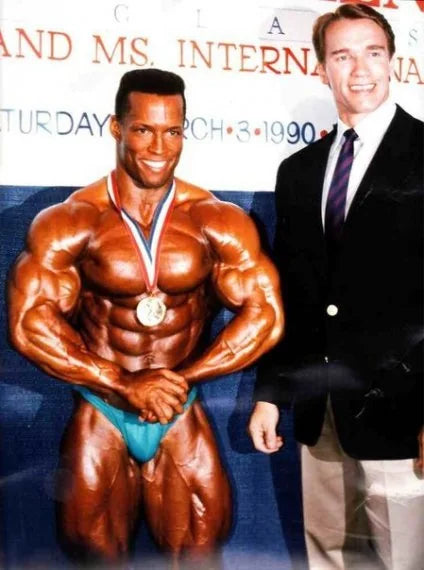 Shawn Ray ja Arnold Schwarzenegger Arnold Classicissa 1990