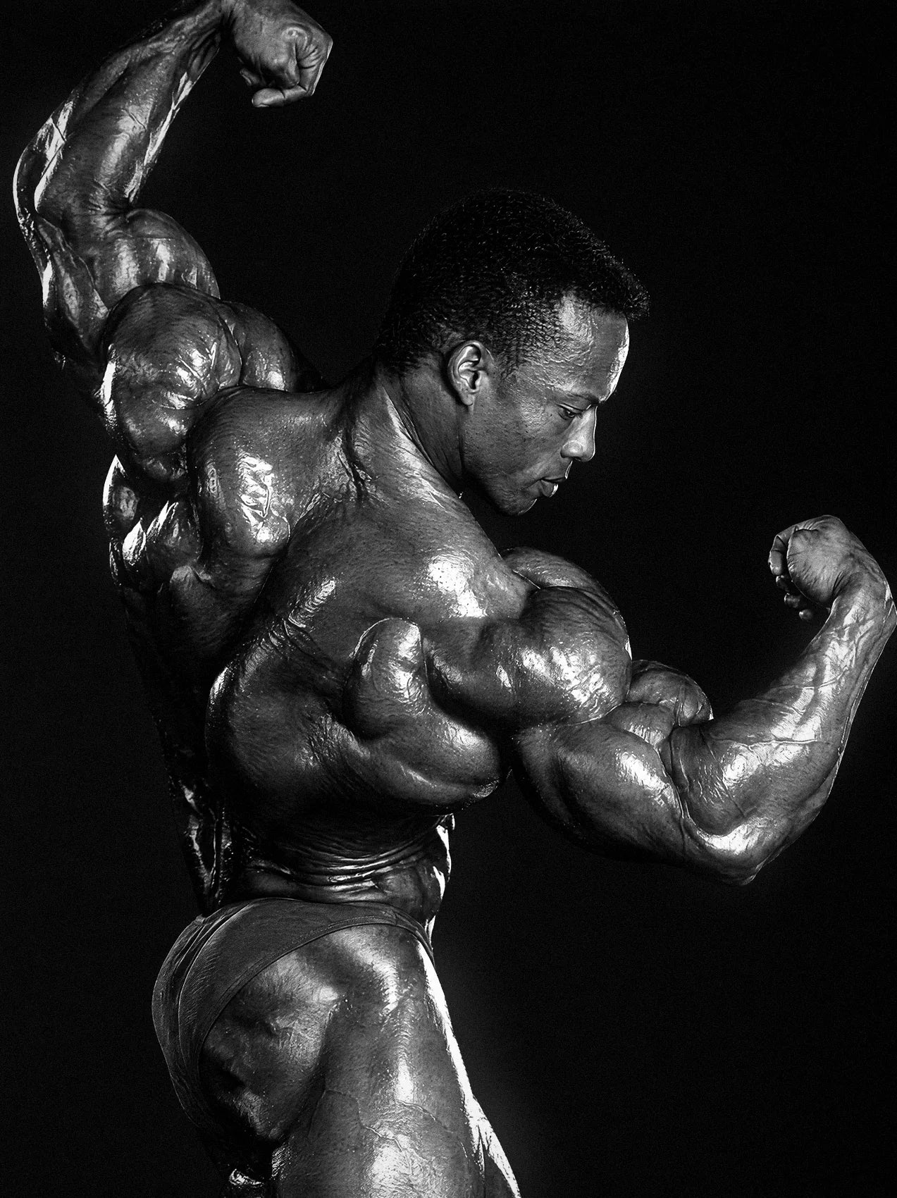 Shawn Ray, back double biceps -poseeraus lavalla